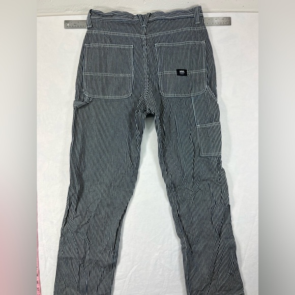 Vans Drill Chore Carpenter Jeans | Navy Blue and White Striped Carpenter Jeans - Picture 6 of 7